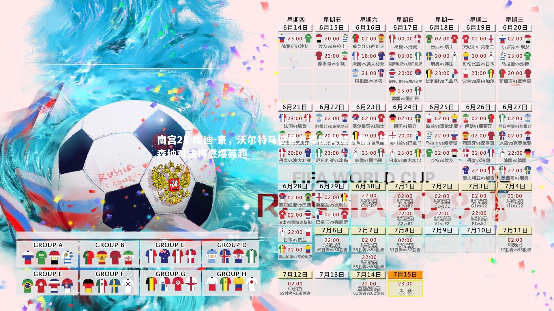 埃迪-豪，沃尔特马德是九号位关键人物，与阿森纳对决将燃爆英超